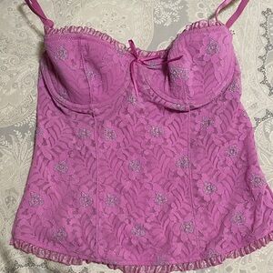 Victoria's Secret Pink Lace Chemise